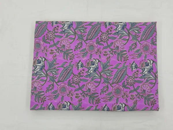 Pink_Cotton_Traditional_Floral_Hand_Block_Print_Unstiched_Material_For_Men's_Kurta_Shirts_&_Women's_Kurti_and_Other_Dress_Material
