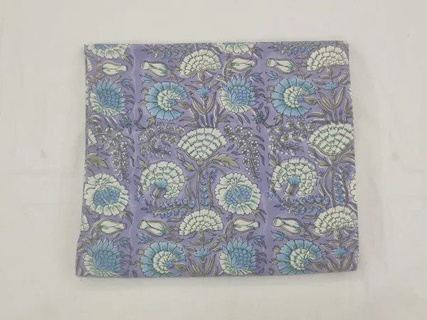 Purple_Cotton_Traditional_Floral_Hand_Block_Print_Unstiched_Material_For_Men's_Kurta_Shirts_&_Women's_Kurti_and_Other_Dress_Material