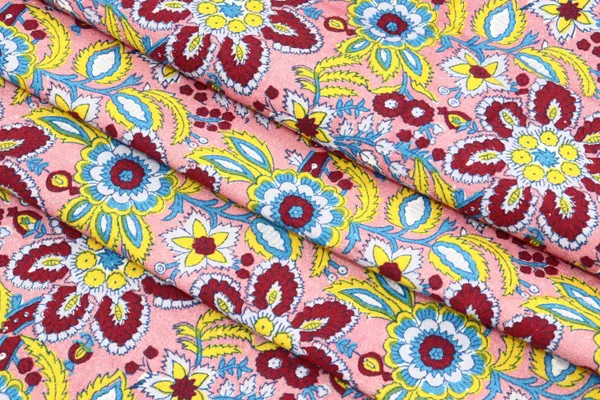 Maroon_Cotton_Traditional_Floral_Hand_Block_Print_Unstiched_Material_For_Men's_Kurta_Shirts_&_Women's_Kurti_and_Other_Dress_Material