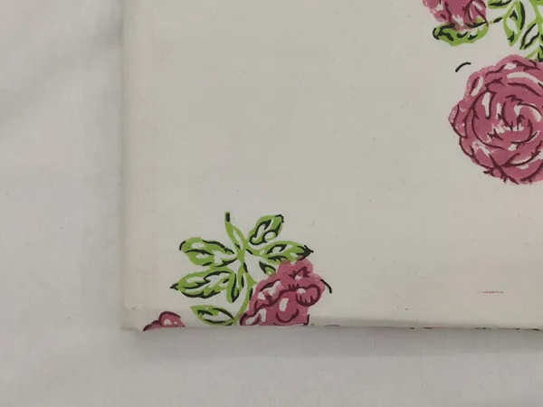 Pink_Cotton_Traditional_Floral_Hand_Block_Print_Unstiched_Material_For_Men's_Kurta_Shirts_&_Women's_Kurti_and_Other_Dress_Material