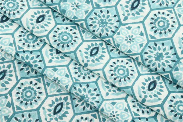 Blue_Cotton_Traditional_Floral_Hand_Block_Print_Unstiched_Material_For_Men's_Kurta_Shirts_&_Women's_Kurti_and_Other_Dress_Material