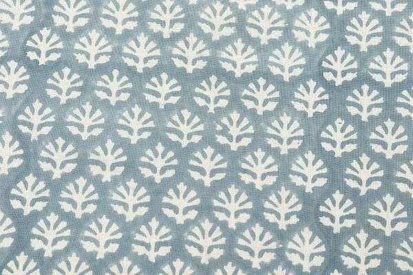 Blue_Cotton_Traditional_Floral_Hand_Block_Print_Unstiched_Material_For_Men's_Kurta_Shirts_&_Women's_Kurti_and_Other_Dress_Material