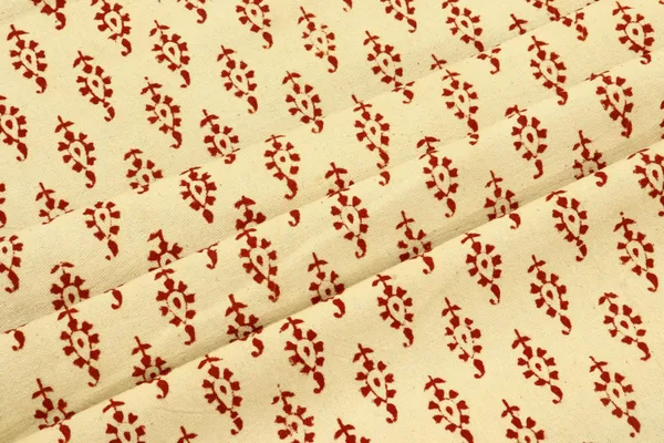Beige_Cotton_Traditional_Floral_Hand_Block_Print_Unstiched_Material_For_Men's_Kurta_Shirts_&_Women's_Kurti_and_Other_Dress_Material