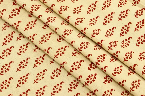Beige_Cotton_Traditional_Floral_Hand_Block_Print_Unstiched_Material_For_Men's_Kurta_Shirts_&_Women's_Kurti_and_Other_Dress_Material