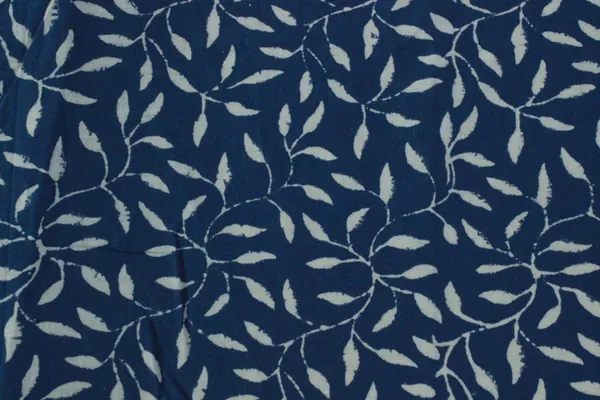 Blue_Cotton_Traditional_Floral_Hand_Block_Print_Unstiched_Material_For_Men's_Kurta_Shirts_&_Women's_Kurti_and_Other_Dress_Material