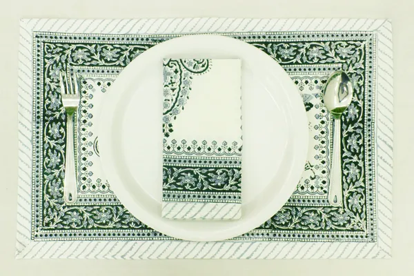 Pure_Cotton_Dark_Green_And_White_Floral_Hand_Block_Print_Napkin_Cocktail_Napkin_Dinner_Napkin_Buffet_Napkin_Horde_Oeuvres
