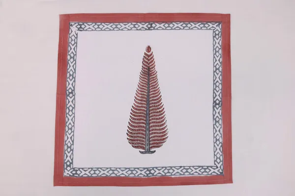 Pure_Cotton_Red_Floral_Hand_Block_Print_Napkin_Cocktail_Napkin_Dinner_Napkin_Buffet_Napkin_Horde_Oeuvres