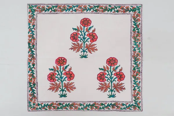 Pure_Cotton_Red_And_Blue_Floral_Hand_Block_Print_Napkin_Cocktail_Napkin_Dinner_Napkin_Buffet_Napkin_Horde_Oeuvres