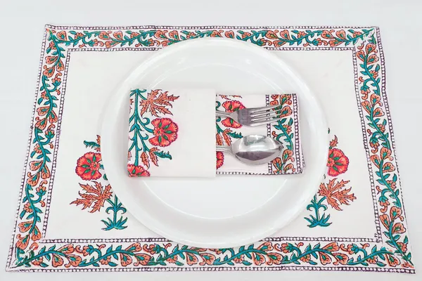 Pure_Cotton_Red_And_Blue_Floral_Hand_Block_Print_Napkin_Cocktail_Napkin_Dinner_Napkin_Buffet_Napkin_Horde_Oeuvres