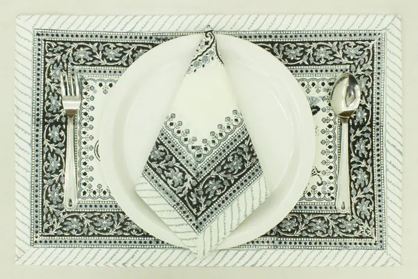 Pure_Cotton_Black_and_White_Floral_Hand_Block_Print_Napkin,_Cocktail_napkin,_Dinner_napkin,_Buffet_Napkin,_Horde_oeuvres_Size_20"x20"