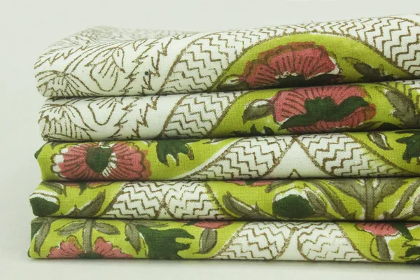 Pure_Cotton_Lime_Green_and_Pink_Floral_Hand_Block_Print_Napkin,_Cocktail_napkin,_Dinner_napkin,_Buffet_Napkin,_Horde_oeuvres_Size_18"x_18"