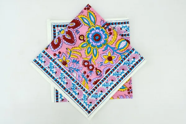 Pure_Cotton_Pink,_Maroon,_Blue_and_Yellow_Hand_Block_Print_Napkin,_Cocktail_napkin,_Dinner_napkin,_Buffet_Napkin,_Horde_oeuvres_Size_13"x_13"