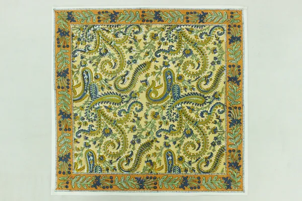 Yellow_and_Blue_Pure_Cotton_Hand_Block_Print_Napkin,_Cocktail_napkin,_Dinner_napkin,_Buffet_Napkin,_Horde_oeuvres_Size_18"x_18"