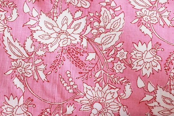 Pink_Cotton_Traditional_Floral_Hand_Block_Print_Unstiched_Material_For_Men's_Kurta_Shirts_&_Women's_Kurti_and_Other_Dress_Material