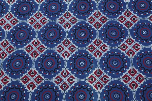 Blue_Cotton_Traditional_Floral_Hand_Block_Print_Unstiched_Material_For_Men's_Kurta_Shirts_&_Women's_Kurti_and_Other_Dress_Material