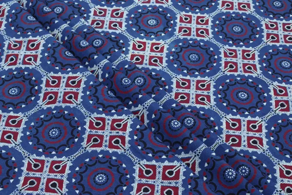 Blue_Cotton_Traditional_Floral_Hand_Block_Print_Unstiched_Material_For_Men's_Kurta_Shirts_&_Women's_Kurti_and_Other_Dress_Material