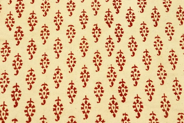 Beige_Cotton_Traditional_Floral_Hand_Block_Print_Unstiched_Material_For_Men's_Kurta_Shirts_&_Women's_Kurti_and_Other_Dress_Material