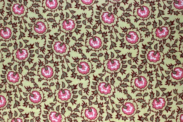 Yellow_Cotton_Traditional_Floral_Hand_Block_Print_Unstiched_Material_For_Men's_Kurta_Shirts_&_Women's_Kurti_and_Other_Dress_Material|1414