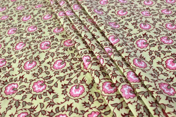 Yellow_Cotton_Traditional_Floral_Hand_Block_Print_Unstiched_Material_For_Men's_Kurta_Shirts_&_Women's_Kurti_and_Other_Dress_Material|1414