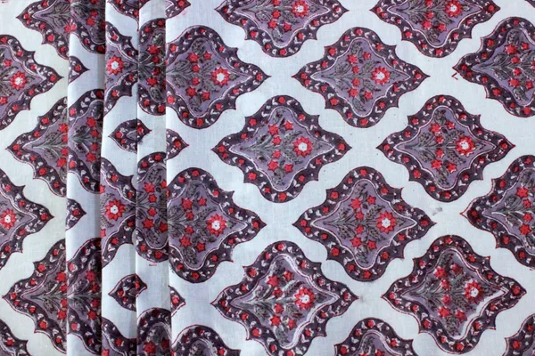 Red_Cotton_Traditional_Floral_Hand_Block_Print_Unstiched_Material_For_Men's_Kurta_Shirts_&_Women's_Kurti_and_Other_Dress_Material|1418