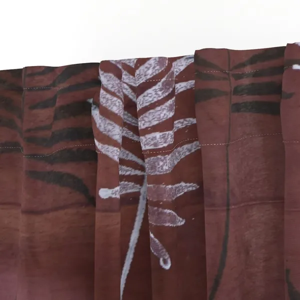 Red_and_Black_Colour_Hand_Block_Print_Curtain_&_Drapes,_Pure_Cotton_Fabric