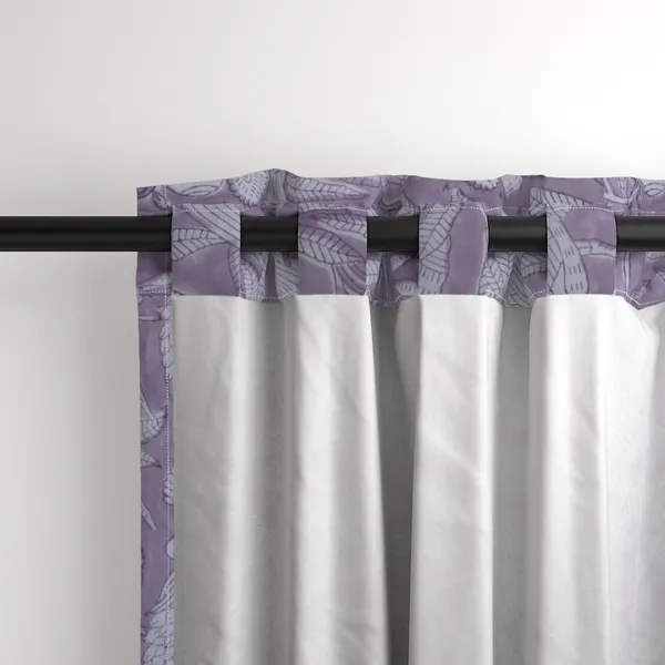 Purple_and_White_Colour_Hand_Block_Print_Curtain_&_Drapes,_Pure_Cotton_Fabric