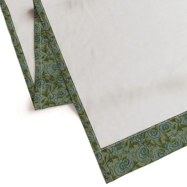 Green_and_Blue_Colour_Hand_Block_Print_Curtain_&_Drapes,_Pure_Cotton_Fabric