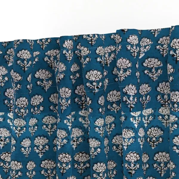 Blue_and_White_Colour_Hand_Block_Print_Curtain_&_Drapes,_Pure_Cotton_Fabric