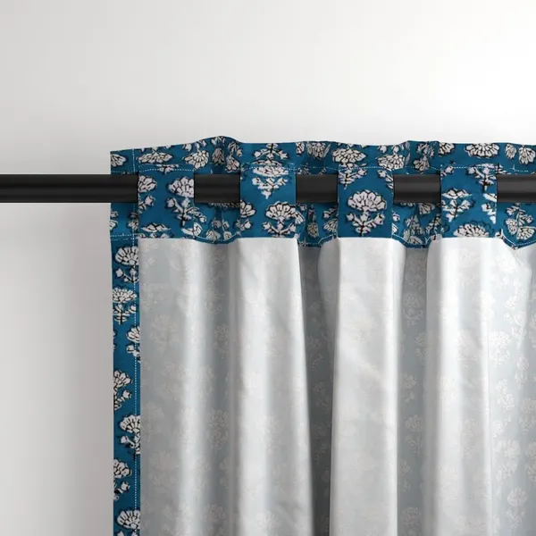 Blue_and_White_Colour_Hand_Block_Print_Curtain_&_Drapes,_Pure_Cotton_Fabric