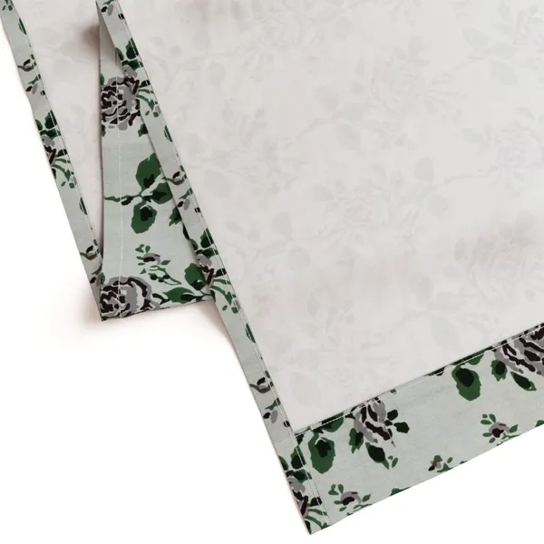 Purple,_Green_and_White_Colour_Hand_Block_Print_Curtain_&_Drapes,_Pure_Cotton_Fabric