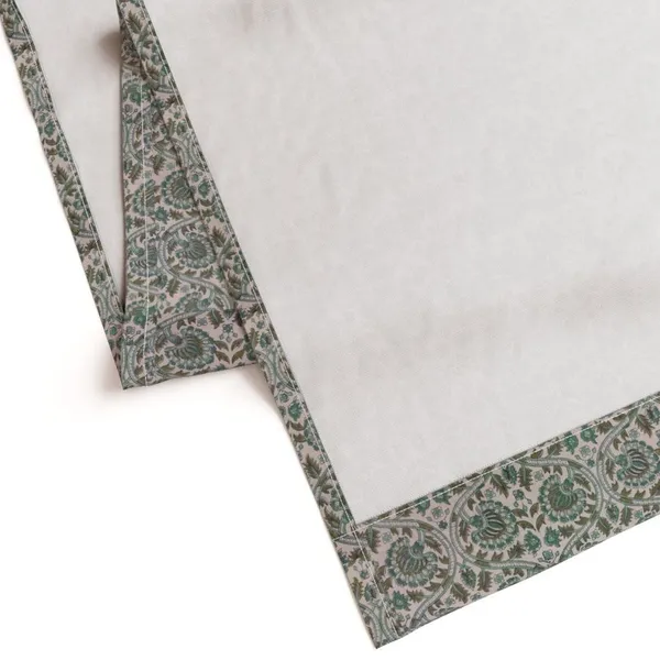 Green_and_Brown_Colour_Hand_Block_Print_Curtain_&_Drapes,_Pure_Cotton_Fabric
