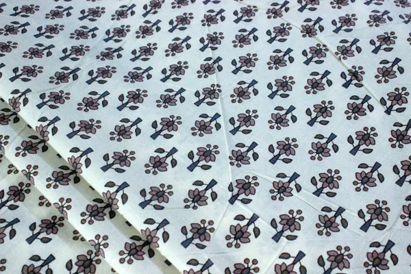 Brown_Cotton_Traditional_Floral_Hand_Block_Print_Unstiched_Material_For_Men's_Kurta_Shirts_&_Women's_Kurti_and_Other_Dress_Material|1409