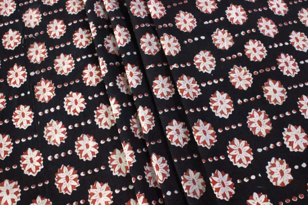 Black_Cotton_Traditional_Floral_Hand_Block_Print_Unstiched_Material_For_Men's_Kurta_Shirts_&_Women's_Kurti_and_Other_Dress_Material|1402