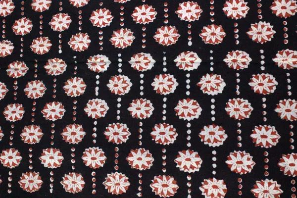 Black_Cotton_Traditional_Floral_Hand_Block_Print_Unstiched_Material_For_Men's_Kurta_Shirts_&_Women's_Kurti_and_Other_Dress_Material|1402
