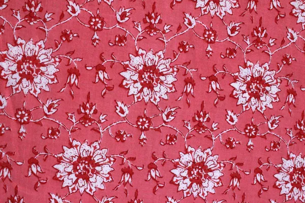 Pink_Cotton_Traditional_Floral_Hand_Block_Print_Unstiched_Material_For_Men's_Kurta_Shirts_&_Women's_Kurti_and_Other_Dress_Material|1412