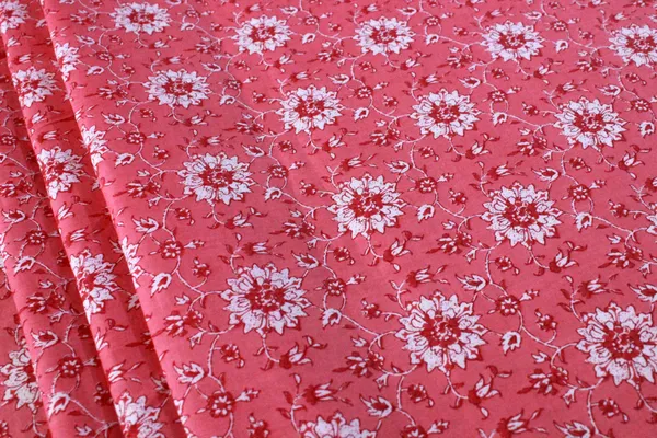 Pink_Cotton_Traditional_Floral_Hand_Block_Print_Unstiched_Material_For_Men's_Kurta_Shirts_&_Women's_Kurti_and_Other_Dress_Material|1412