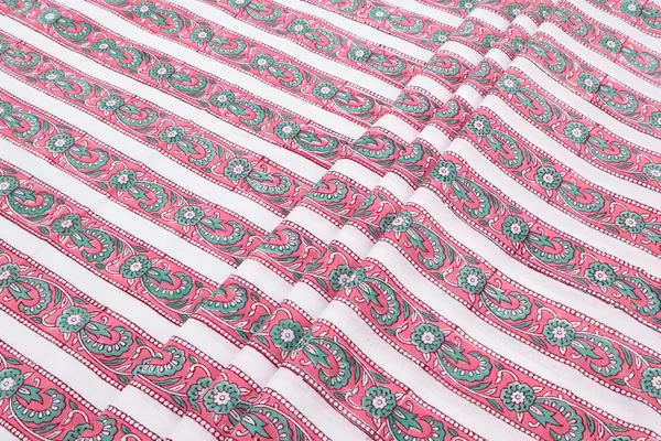 Pink_Cotton_Traditional_Floral_Hand_Block_Print_Unstiched_Material_For_Men's_Kurta_Shirts_&_Women's_Kurti_and_Other_Dress_Material