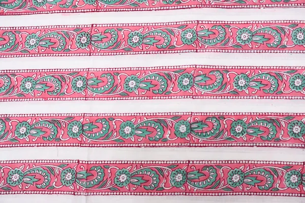 Pink_Cotton_Traditional_Floral_Hand_Block_Print_Unstiched_Material_For_Men's_Kurta_Shirts_&_Women's_Kurti_and_Other_Dress_Material