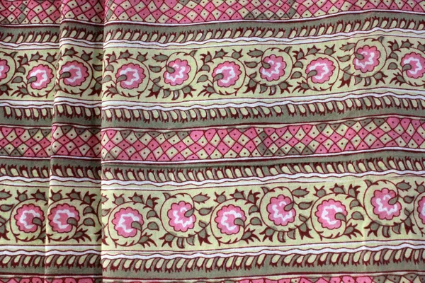 Yellow_Cotton_Traditional_Floral_Hand_Block_Print_Unstiched_Material_For_Men's_Kurta_Shirts_&_Women's_Kurti_and_Other_Dress_Material|1415