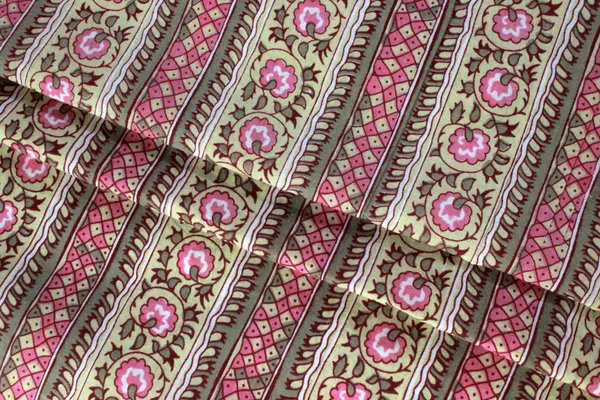 Yellow_Cotton_Traditional_Floral_Hand_Block_Print_Unstiched_Material_For_Men's_Kurta_Shirts_&_Women's_Kurti_and_Other_Dress_Material|1415