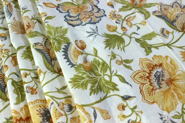Yellow_Cotton_Traditional_Floral_Hand_Block_Print_Unstiched_Material_For_Men's_Kurta_Shirts_&_Women's_Kurti_and_Other_Dress_Material|1417