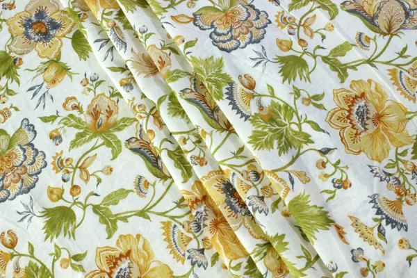 Yellow_Cotton_Traditional_Floral_Hand_Block_Print_Unstiched_Material_For_Men's_Kurta_Shirts_&_Women's_Kurti_and_Other_Dress_Material|1417