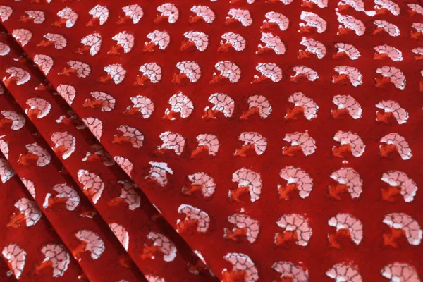 Red_Cotton_Traditional_Floral_Hand_Block_Print_Unstiched_Material_For_Men's_Kurta_Shirts_&_Women's_Kurti_and_Other_Dress_Material|1401