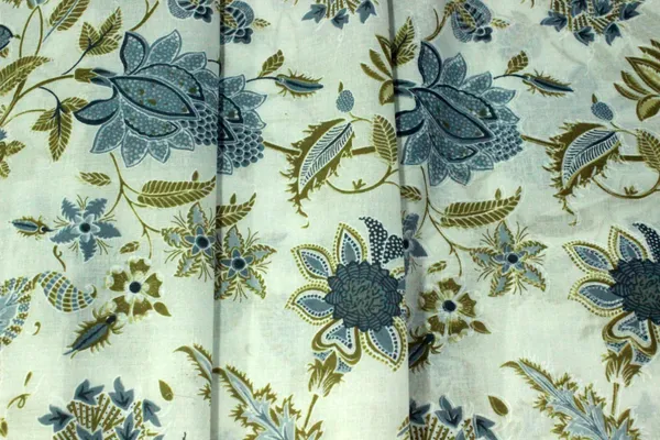 Blue_and_white_colour_pure_cotton_block_print_kurti_fabric,_dress_material