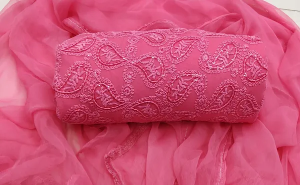 Unstitched_Pink_Georgette_Lakhnavi_Chiply_Work___Salwar_Suit_Dress_Material