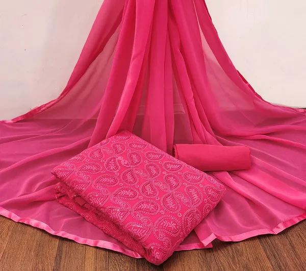 Unstitched_Pink_Georgette_Lakhnavi_Chiply_Work___Salwar_Suit_Dress_Material