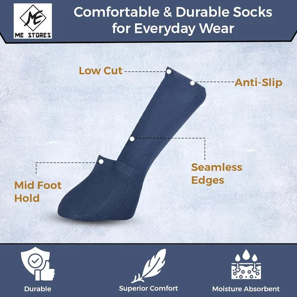 ME_STORES_Pack_of_5_Pairs_Unisex_Loafer_Socks_No-Show_Cotton_Socks_Multicolored