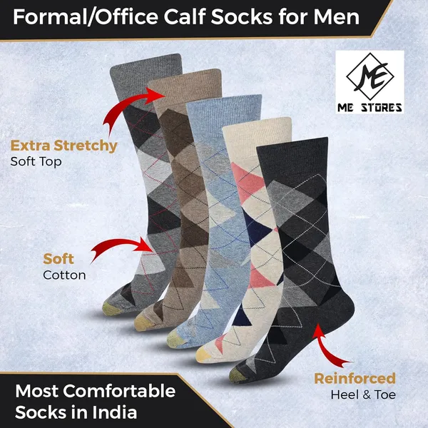 ME_STORES_Pack_Of_5_Pairs_Men_&_Boys_Combed_Cotton_Long_Full_Length_socks/Formal_Socks/Office_Socks/casual_(Free_Size)