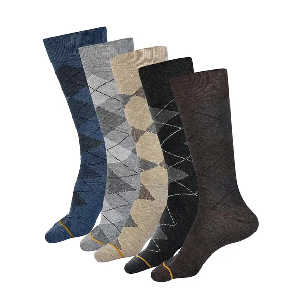 ME_STORES_Pack_Of_5_Pairs_Mens_&_Boys_Soft_Combed_Cotton_Long_Full_Length_socks/Formal_Socks/Office_Socks/casual_(Free_Size)