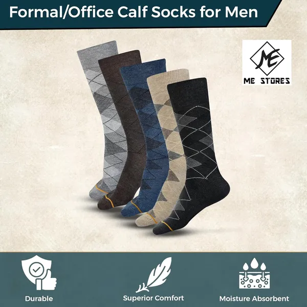 ME_STORES_Pack_Of_5_Pairs_Mens_&_Boys_Soft_Combed_Cotton_Long_Full_Length_socks/Formal_Socks/Office_Socks/casual_(Free_Size)